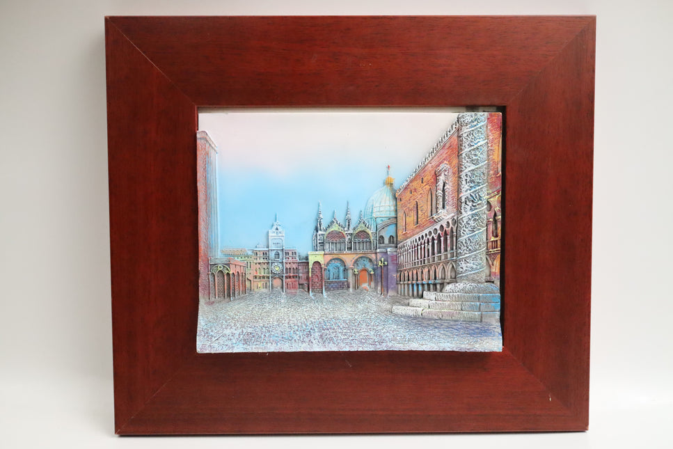 3D schilderij 'Binnenstad'