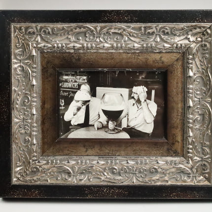 Poster achter glas 'Oude foto'