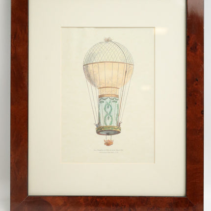 Poster achter glas 'Luchtballon'