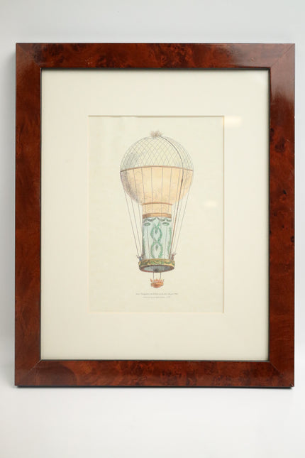 Poster achter glas 'Luchtballon'
