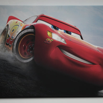 Handgeschilderd schilderij 'Bliksem Mcqueen'