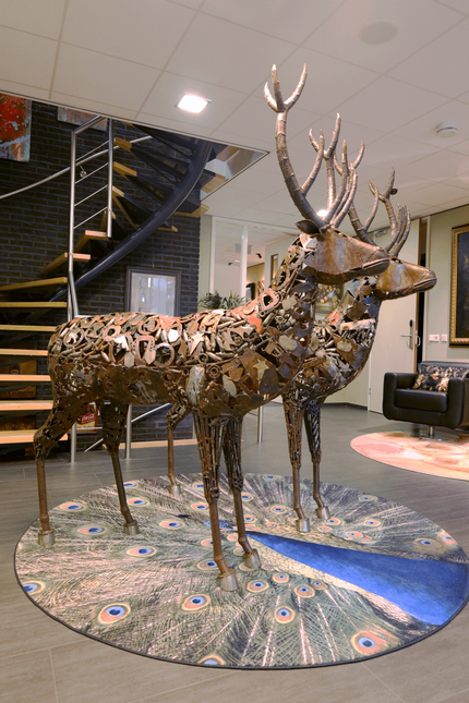 Beeld 'Iron Reindeer'