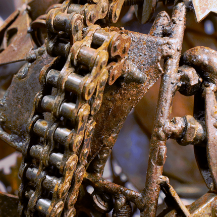 Beeld 'Iron Reindeer'