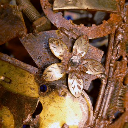 Beeld 'Iron Reindeer'