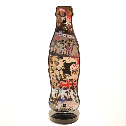 Beeld Coca-Cola fles 'Graffiti art'