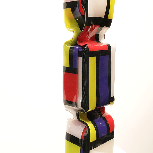 Beeld 'Eerbetoon aan Mondriaan'