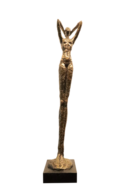 Sculptuur 'Bronzen vrouw klein'