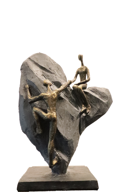 Sculptuur 'Heart of stone'