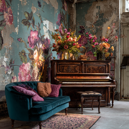 Schilderij 'Floral Melody'