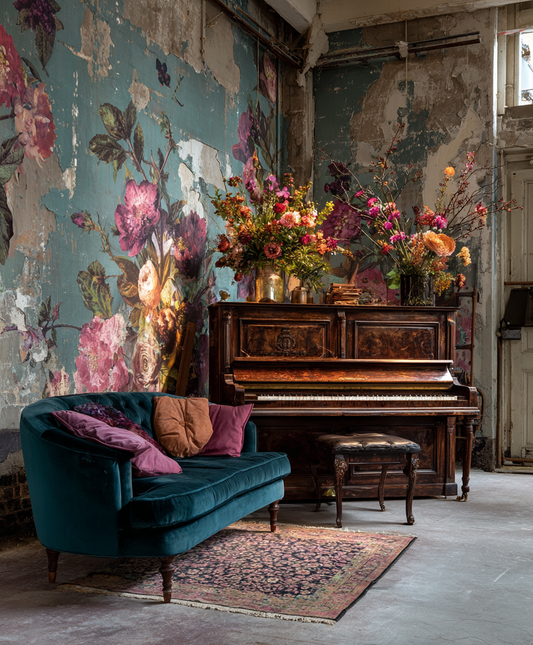 Schilderij 'Floral Melody'