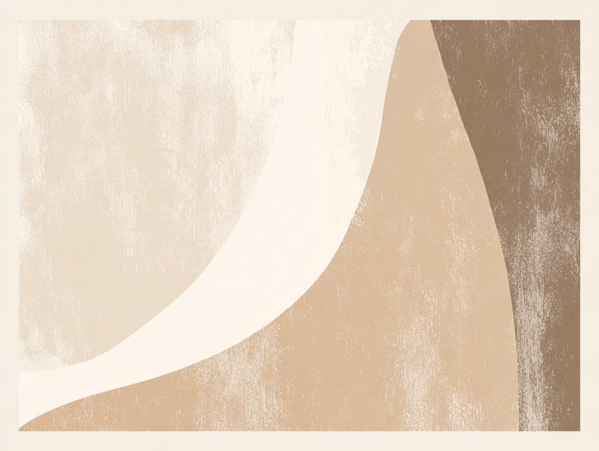 Schilderij 'Calm Curves'