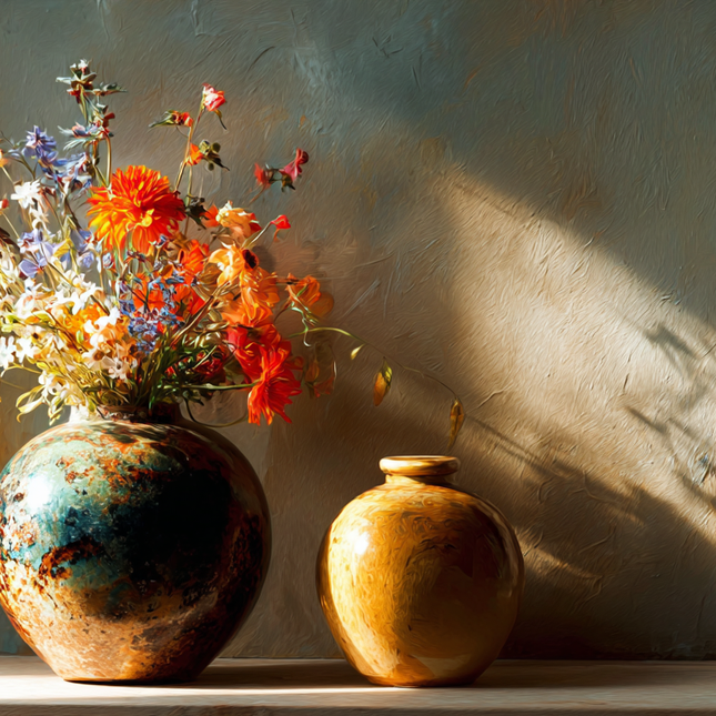 Schilderij 'Silent Bloom'