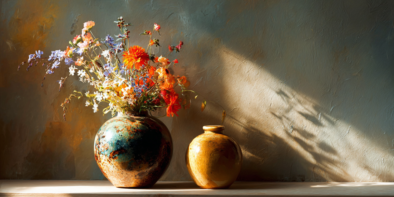 Schilderij 'Silent Bloom'