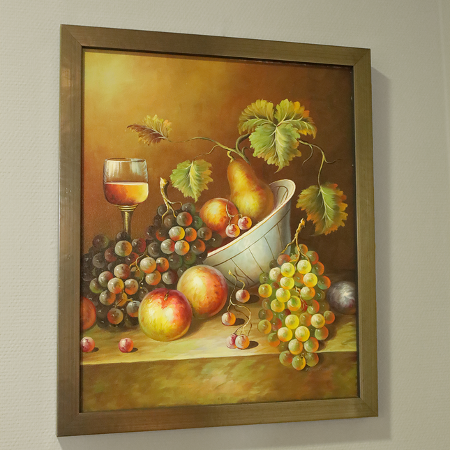 Canvas schilderij 'Stilleven' Olieverf