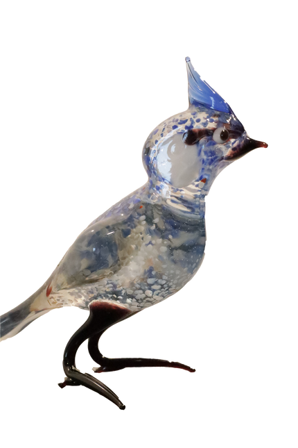 Glasart 'Blue bird'