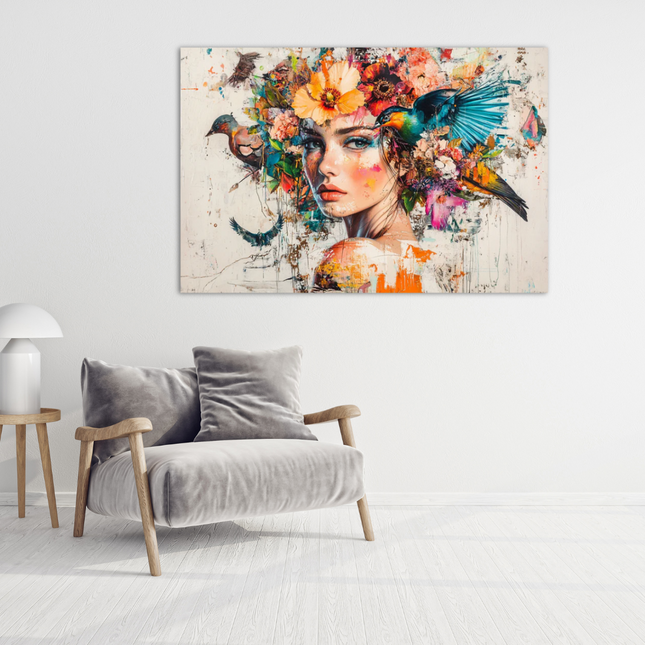 Schilderij 'Bloei van Binnen''