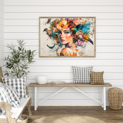 Schilderij 'Bloei van Binnen''