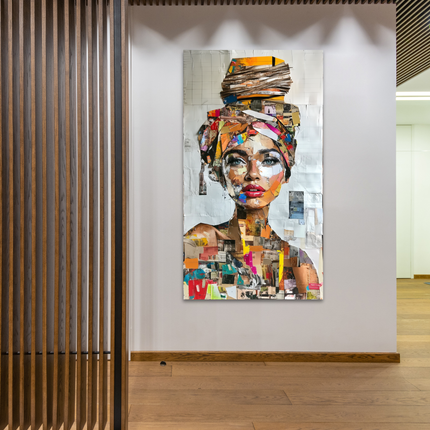 Schilderij 'Fragmented Beauty 2.0'