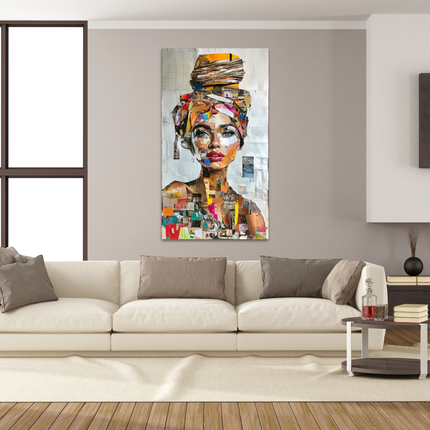 Schilderij 'Fragmented Beauty 2.0'