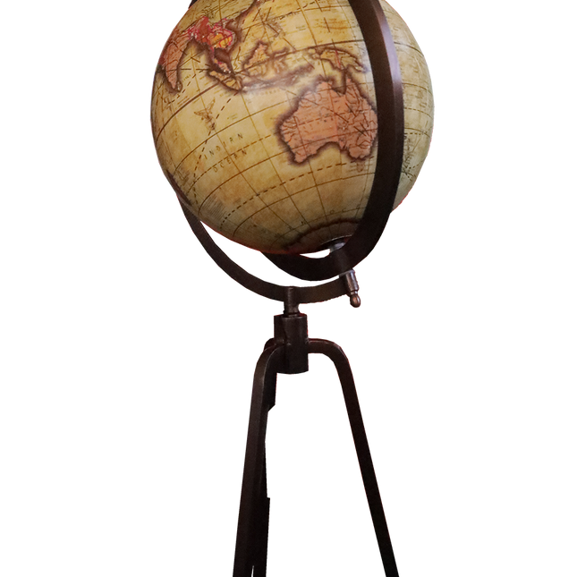 Wereldbol 'Large Copper Antique'