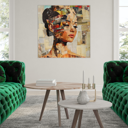 Schilderij 'Fragmented Beauty'