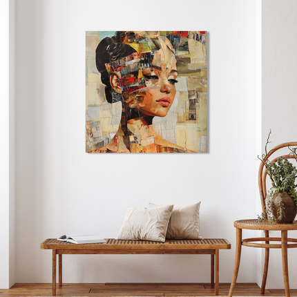 Schilderij 'Fragmented Beauty'