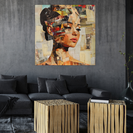 Schilderij 'Fragmented Beauty'