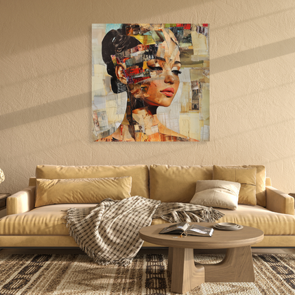 Schilderij 'Fragmented Beauty'