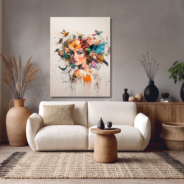 Schilderij 'Bloei van binnen 2.0'