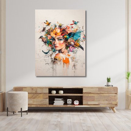 Schilderij 'Bloei van binnen 2.0'