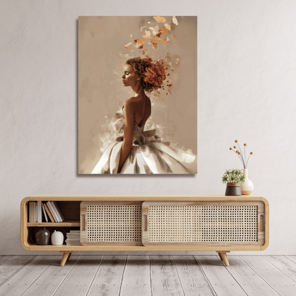 Schilderij 'Woman in Focus'