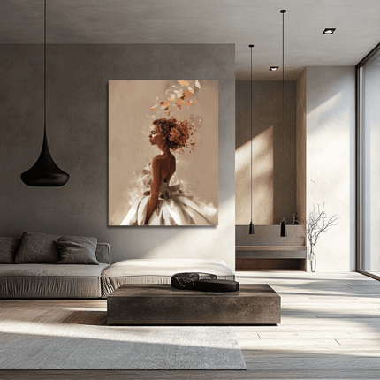 Schilderij 'Woman in Focus'