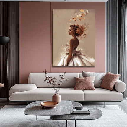 Schilderij 'Woman in Focus'