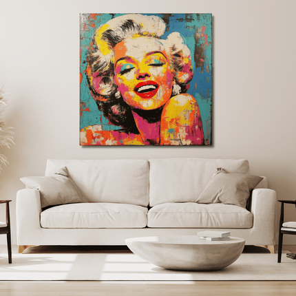 Schilderij 'Marilyn Monroe popart'
