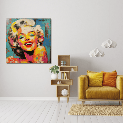 Schilderij 'Marilyn Monroe popart'