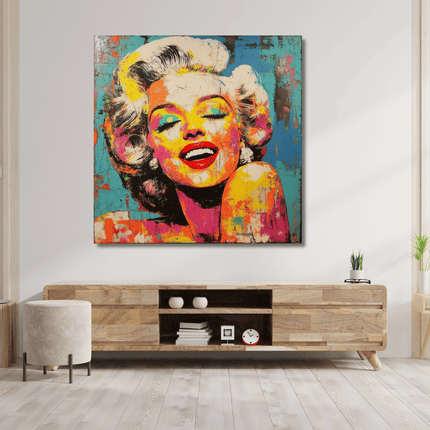 Schilderij 'Marilyn Monroe popart'