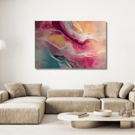 Schilderij 'Golven van Kleur'