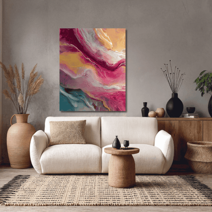 Schilderij 'Golven van Kleur 2.0'