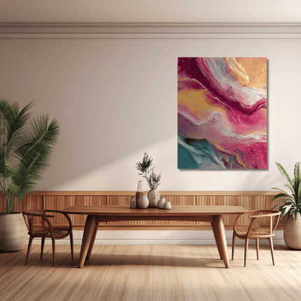 Schilderij 'Golven van Kleur 2.0'