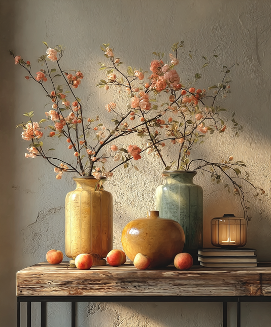 Schilderij 'Pots and Flowers'