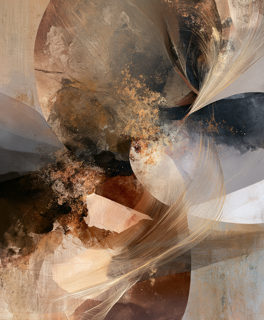 Schilderij 'Retro Abstracte '