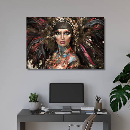 Aluart schilderij 'Colours of Native'