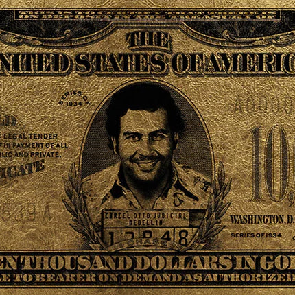 Schilderij 'Ten Thousand Dollars In Gold'