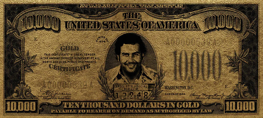 Schilderij 'Ten Thousand Dollars In Gold'