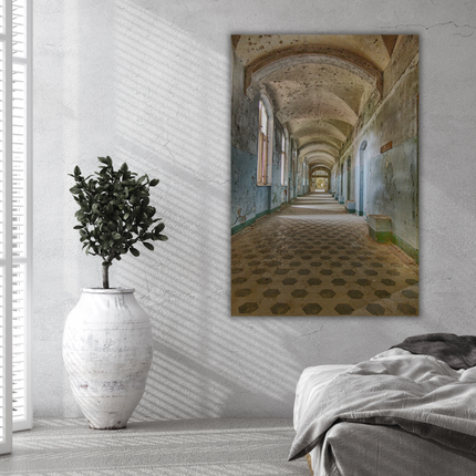 Aluart schilderij 'De verlaten  Beelitz'