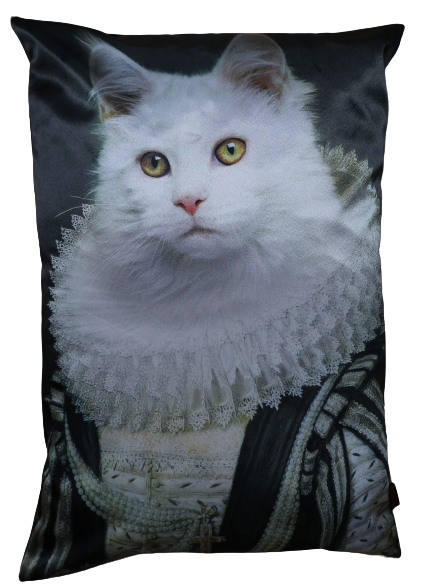 Sierkussen' Royal Cat White'