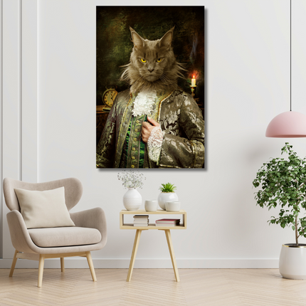 Aluart schilderij 'Royal cat'