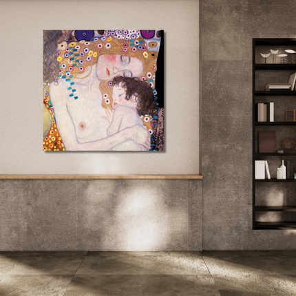 Aluart schilderij 'Gustav Klimt - Moeder en Kind'