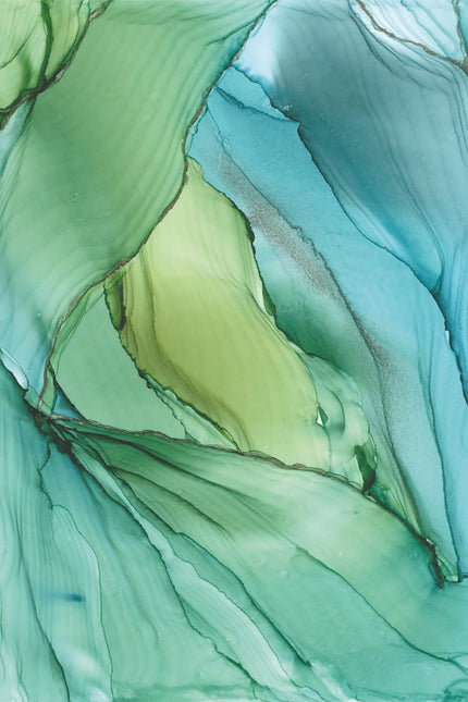 Schilderij 'Turqoise Abstract'