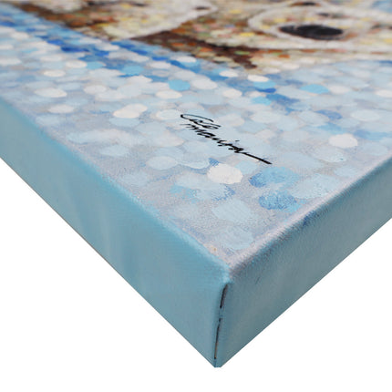 Canvas schilderij 'De ijsberen'